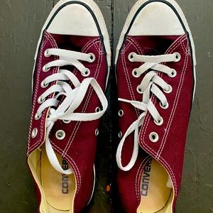 Maroon Converse